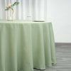 120inch Sage Green Polyester Round Tablecloth | Washable Linen Tablecloth