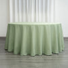 120inch Sage Green Polyester Round Tablecloth | Washable Linen Tablecloth