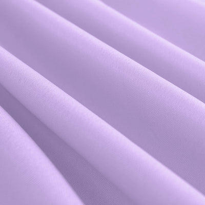 132inch Lavender Polyester Round Tablecloth, Reusable Linen Tablecloth