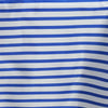 90 inch x156 inch White/Royal Blue Stripe Satin Tablecloth