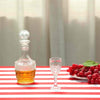 60"x102" | Stripe Satin Rectangle Tablecloth | Red & White | Seamless