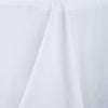 60x126" White 220 GSM Seamless Premium Polyester Rectangular Tablecloth#whtbkgd
