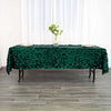 60inch x 102inch Big Payette Hunter Emerald Green Sequin Rectangle Tablecloth