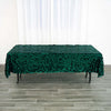 60inch x 102inch Big Payette Hunter Emerald Green Sequin Rectangle Tablecloth