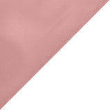 72x120Inch Dusty Rose Polyester Rectangle Tablecloth, Reusable Linen Tablecloth