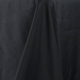 90x132 Black Seamless Premium Polyester Rectangular Tablecloth#whtbkgd