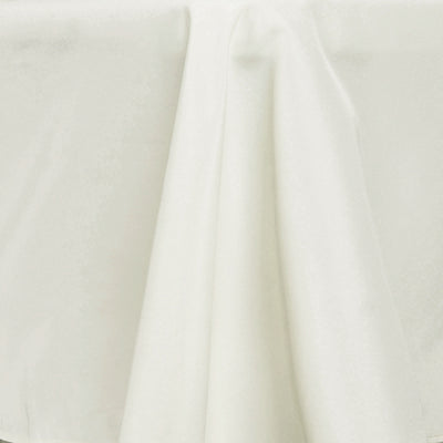 90"x132" Ivory 220 GSM Seamless Premium Polyester Rectangular Tablecloth#whtbkgd