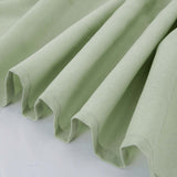 90inch Sage Green Polyester Round Tablecloth, Reusable Linen Tablecloth