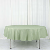 90inch Sage Green Polyester Round Tablecloth, Reusable Linen Tablecloth