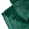 120inch Accordion Crinkle Taffeta Round Tablecloth - Hunter Emerald Green Linen