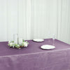 60x102inch Accordion Crinkle Taffeta Rectangular Tablecloth - Violet Amethyst