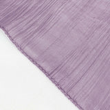 60x102inch Accordion Crinkle Taffeta Rectangular Tablecloth - Violet Amethyst