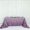 90Inchx156Inch Accordion Crinkle Taffeta Rectangular Tablecloth - Violet Amethyst