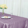 90Inchx156Inch Accordion Crinkle Taffeta Rectangular Tablecloth - Violet Amethyst