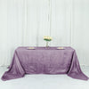 90Inchx156Inch Accordion Crinkle Taffeta Rectangular Tablecloth - Violet Amethyst