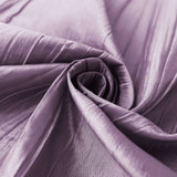 90Inchx156Inch Accordion Crinkle Taffeta Rectangular Tablecloth - Violet Amethyst