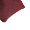 Burgundy Metallic Shiny Glittered Spandex Cocktail Table Cover