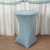 Dusty Blue Cocktail Spandex Table Cover