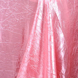 Accordion Crinkle Taffeta Rectangle Tablecloth - Rose Quartz 60inch x 126inch