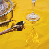 40x90 Inch | Gold Metallic Foil Rectangle Tablecloth, Disposable Table Cover#whtbkgd