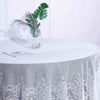 Lace Tablecloths, 108 inch Round Tablecloth, White Tablecloths | TableclothsFactory