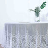 Lace Tablecloths, 108 inch Round Tablecloth, White Tablecloths | TableclothsFactory