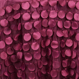 120" Burgundy Round Flamingo Petals Tablecloth#whtbkgd