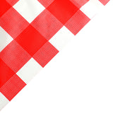 Buffalo Plaid Rectangle Vinyl, PVC Checkered Spill Proof | Disposable Waterproof Tablecloths