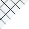 Black/White Plastic Rectangle Tablecloth, Waterproof Disposable PVC Tablecloth - Checkered Design