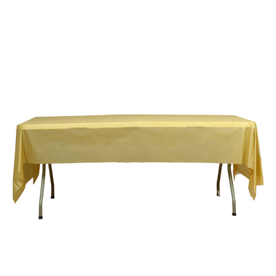 Rectangle Vinyl Tablecloth, PVC Plastic Spill Proof Tablecloths | Disposable Waterproof Tablecloths