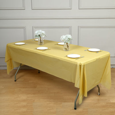 Rectangle Vinyl Tablecloth, PVC Plastic Spill Proof Tablecloths | Disposable Waterproof Tablecloths