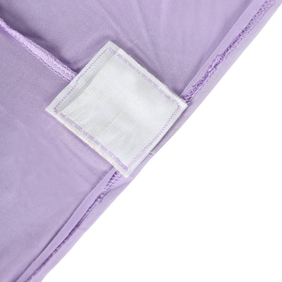 6FT Lavender Rectangular Stretch Spandex Tablecloth