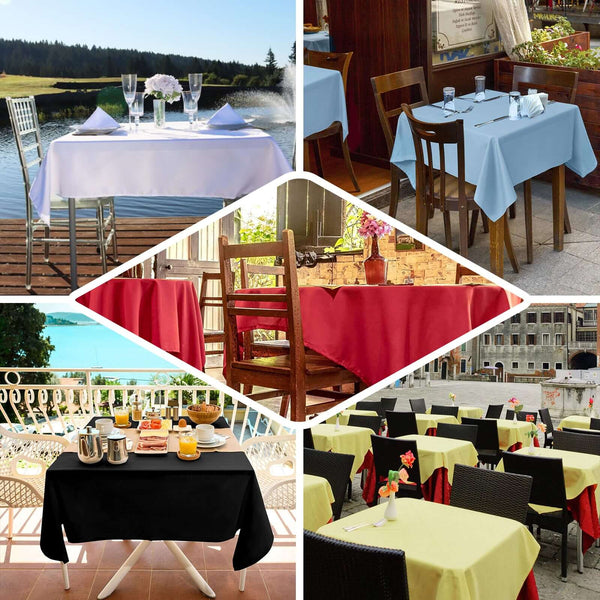 54" Square Polyester Tablecloth