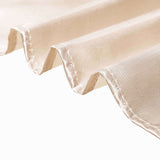 108" Beige Satin Round Tablecloth