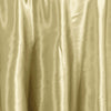 108inch Champagne Satin Round Tablecloth