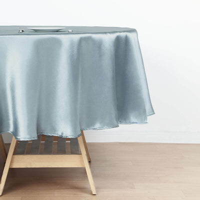 Satin Tablecloth, Round Tablecloth, Table Decoration
