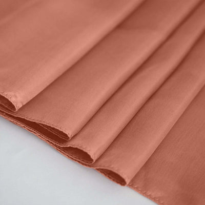 60x102 inches Terracotta Satin Rectangular Tablecloth