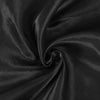72x120 Black Satin Rectangular Tablecloth#whtbkgd