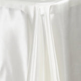 72x120 Ivory Satin Rectangular Tablecloth