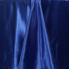 90x132 Royal Blue Satin Rectangular Tablecloth