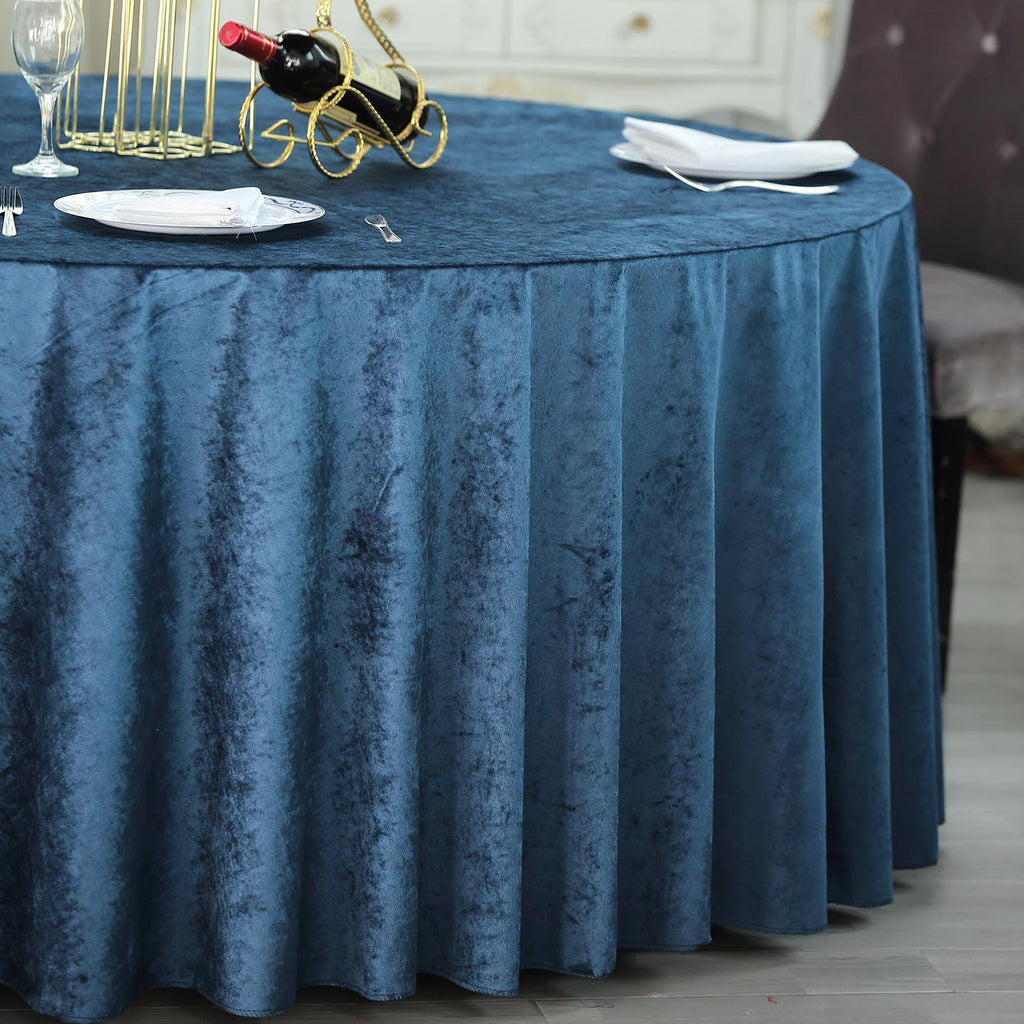 navy tablecloth