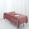 60x102inch Dusty Rose Premium Sheen Velvet Rectangle Tablecloth