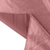 60x102inch Dusty Rose Premium Sheen Velvet Rectangle Tablecloth