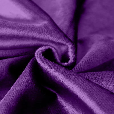 90x132Inch Purple Premium Velvet Rectangle Tablecloth, Reusable Linen#whtbkgd
