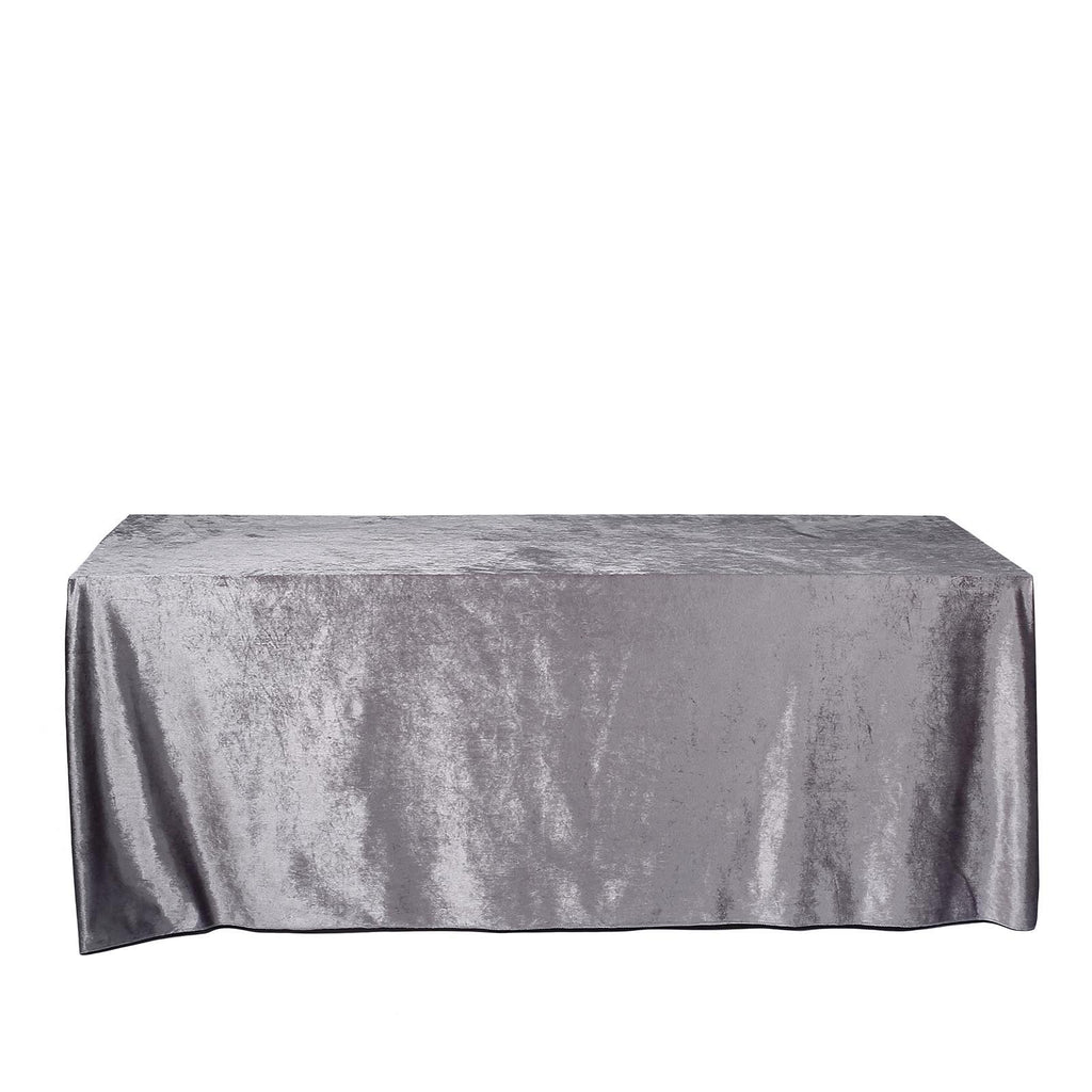 gray rectangle tablecloth