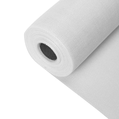 6inch x 10 Yards White Polyester Burlap Fabric, Burlap Rolls Wholesale