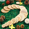 5 oz Rustic Cedar Wood Slices, Wedding Table Scatters