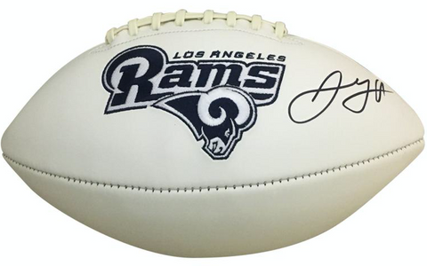 Signed Jared Goff Rams Football Memorabilia