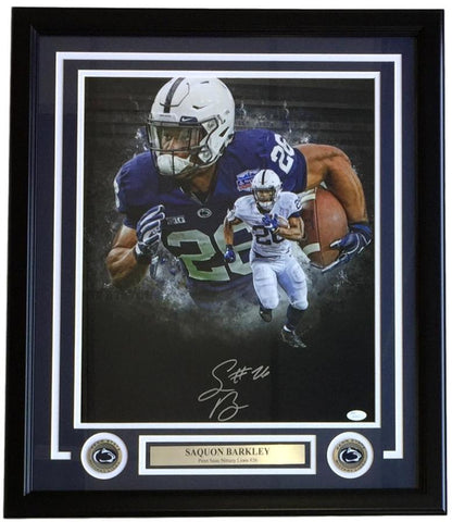 Saquon Barkley Autographed Penn State Sports Memorabilia