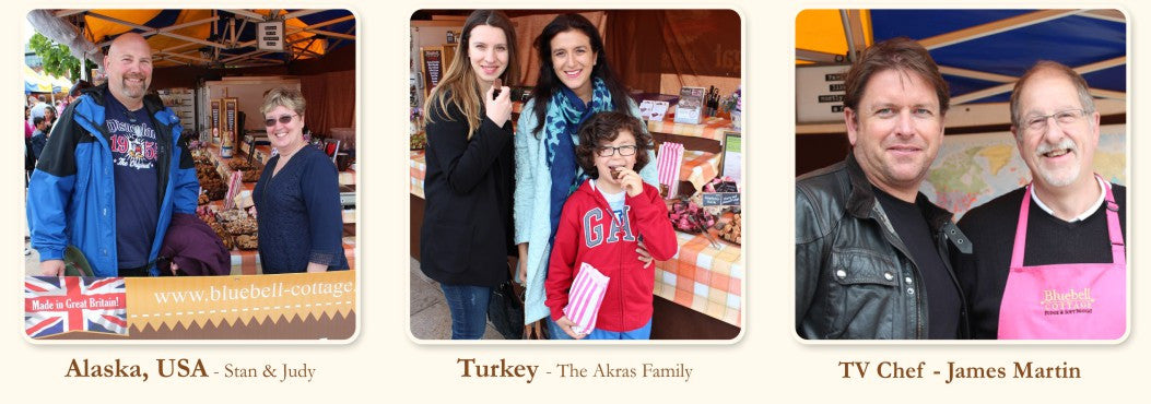 Customers from Alaska, Turkey visiting Bluebell Cottage
